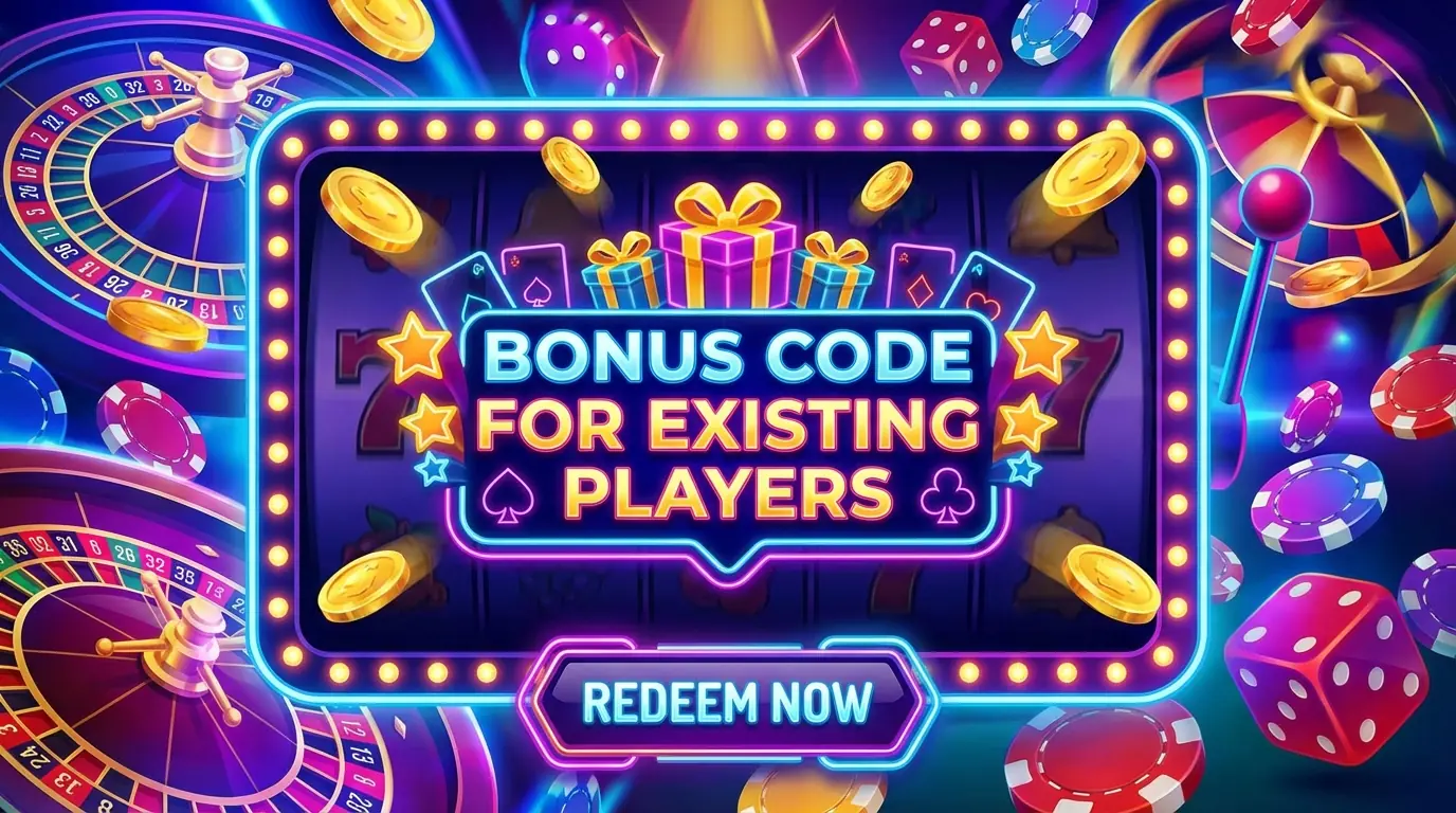 Mega bonus code for existing players